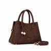 Дамска чанта BAGSO  тъмно кафява - код 3060