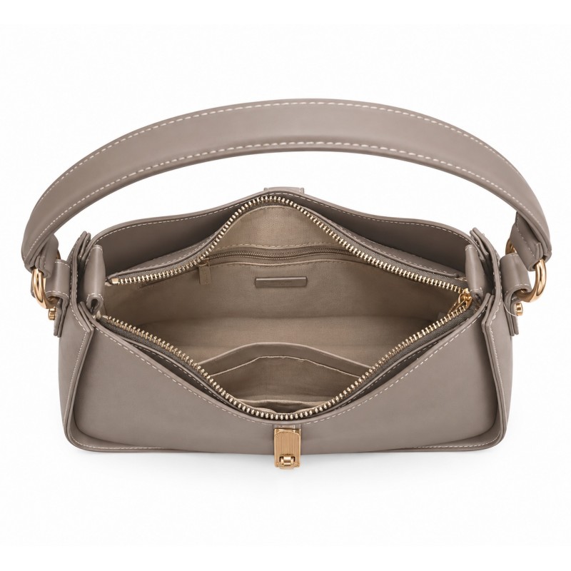 Дамска чанта David Jones taupe - код 3241