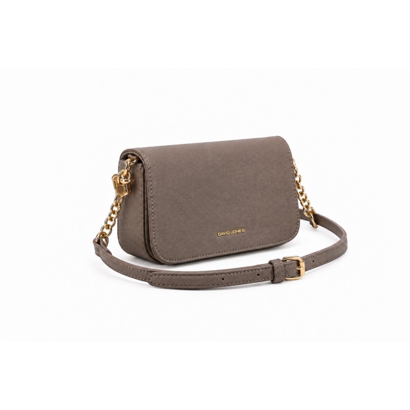 Дамска чанта David Jones taupe - код 3249
