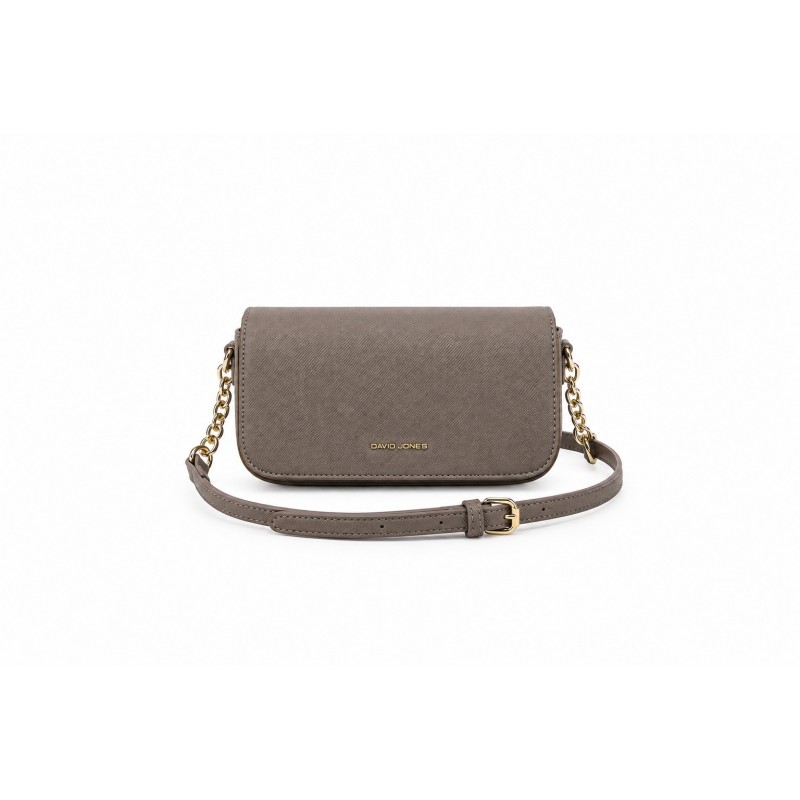 Дамска чанта David Jones taupe - код 3249